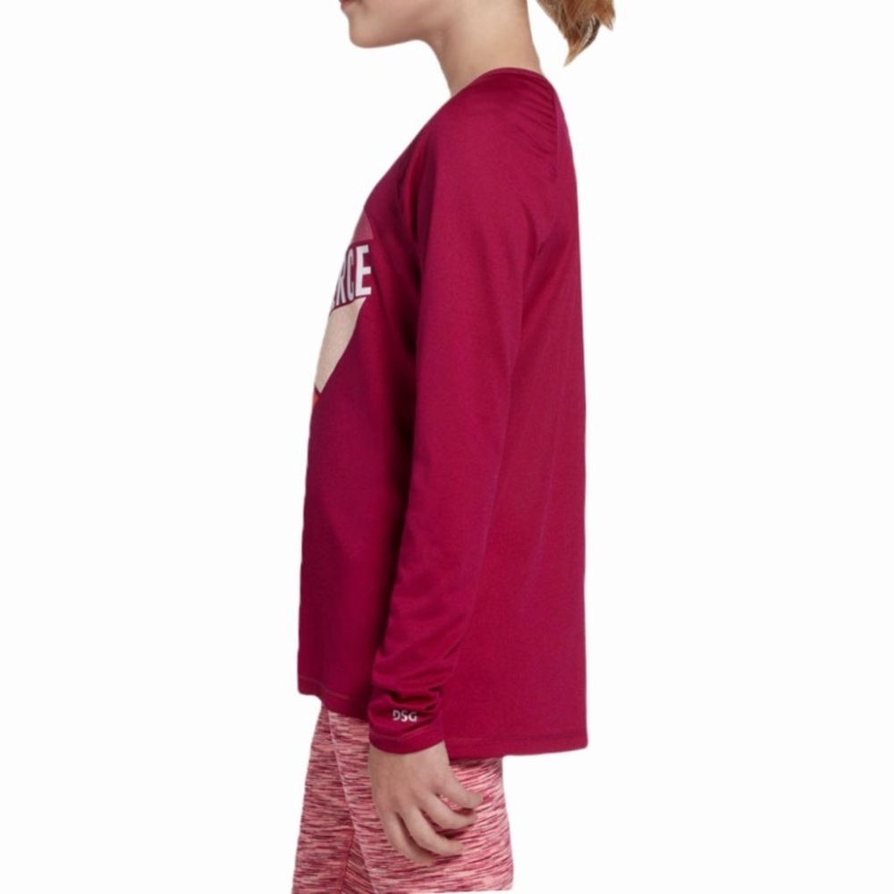 DSG Performance Long Sleeve Shirt - Raspberry - Picture 12 of 13
